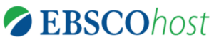 Logotipo de EBSCOhost con un circulo incompleto a la izquierda